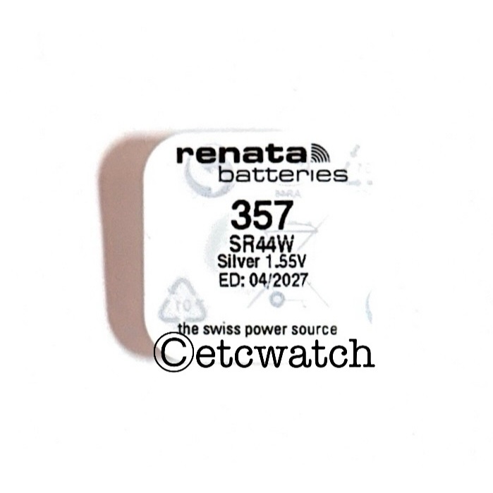 พร้อมส่ง> ถ่านกระดุม Renata 357 / SR44W / SR1154SW / SR1154W 1ก้อน