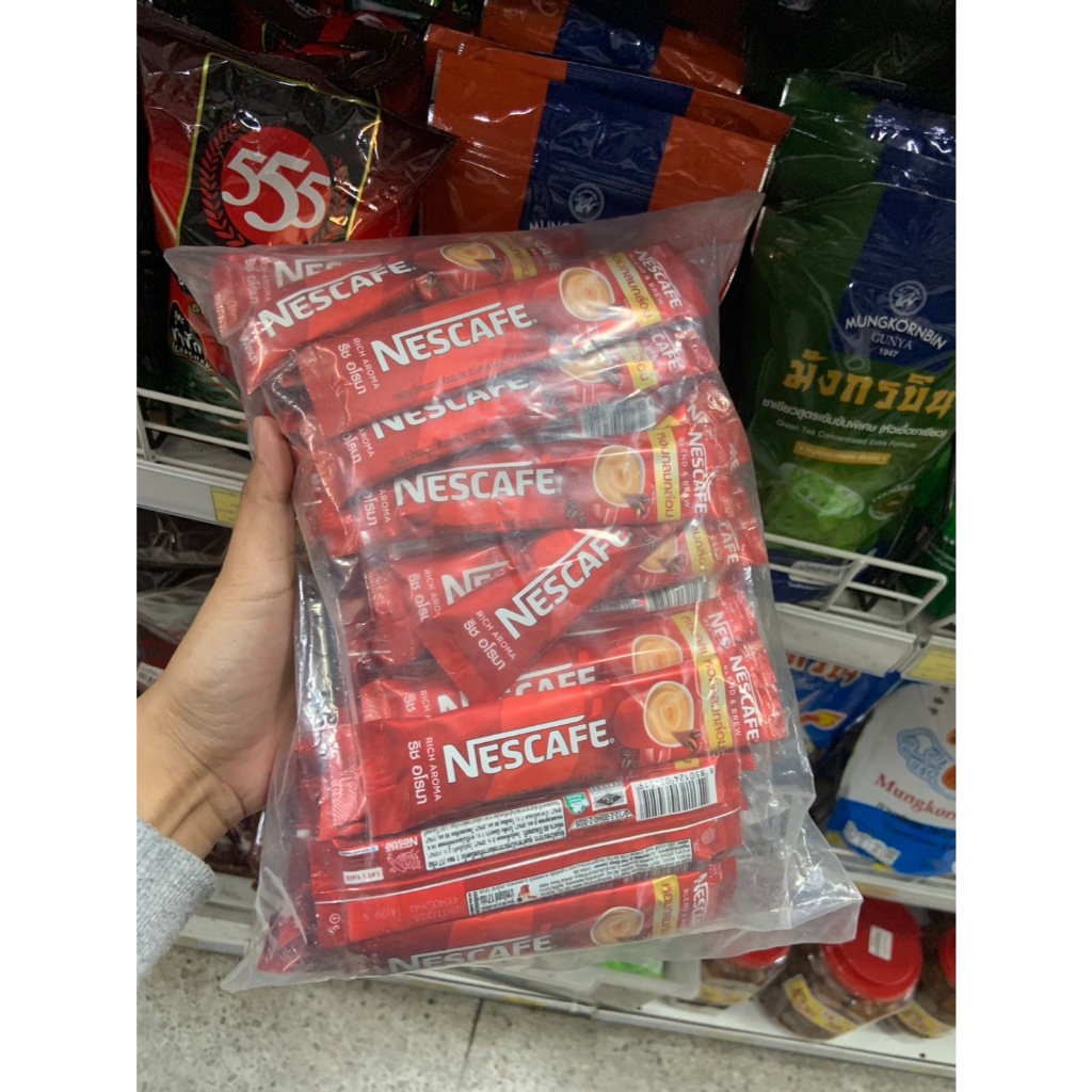 เนสกาแฟ 3in1 Nescafe กาแฟ กาแฟปรุงสำเร็จ ชนิดผง ( ริชอโรมา สีแดง 60ซอง/แพ็ค083081 - รูปที่ 2