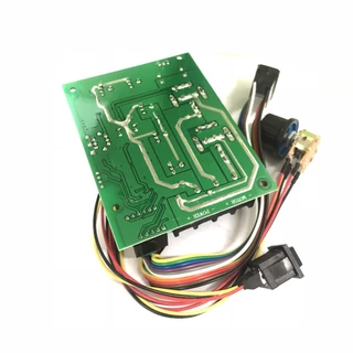 เครื่องควบคุมความเร็วมอเตอร์ DC PWM DC 10-55V 60A เครื่องควบคุมความเร็วสวิทช์ย้อนกลับได้จอแสดงผล