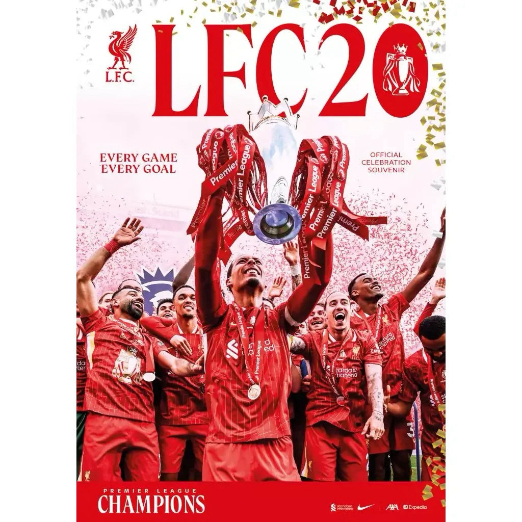 พร้อมส่ง🏆LFC 20: PREMIER LEAGUE CHAMPIONS 24/25" - Official SOUVENIR MAGAZINE