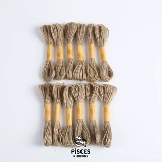 【2 มัด】/【10 มัด】* Natural Jute Twine – เชือกป่านถักมัดเล็ก 1.5 มม. (สำหรับตกแต่ง/DIY) เชือกปอ เชือกป่าน (1 มัด 10 เมตร)