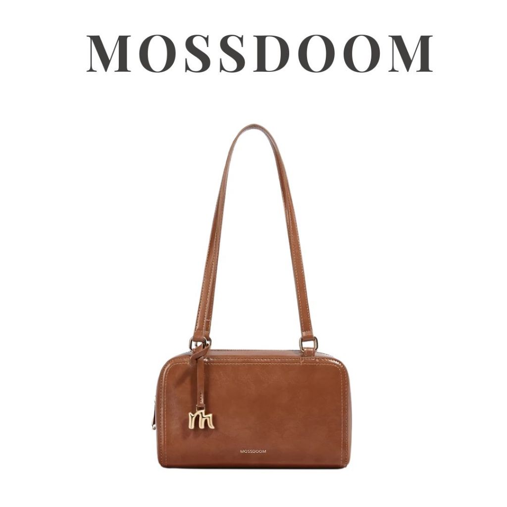 MOSSDOOM Reyna Bag กระเป๋าสะพายไหล่ พร้อมจี้ห้อย