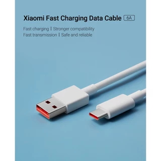 Xiaomi Type-C Charger Cable สายชาร์จข้อมูลเร็ว 6A Type-C กำลังไฟสูง 100 ซม. ถ่ายโอนข้อมูลเร็ว