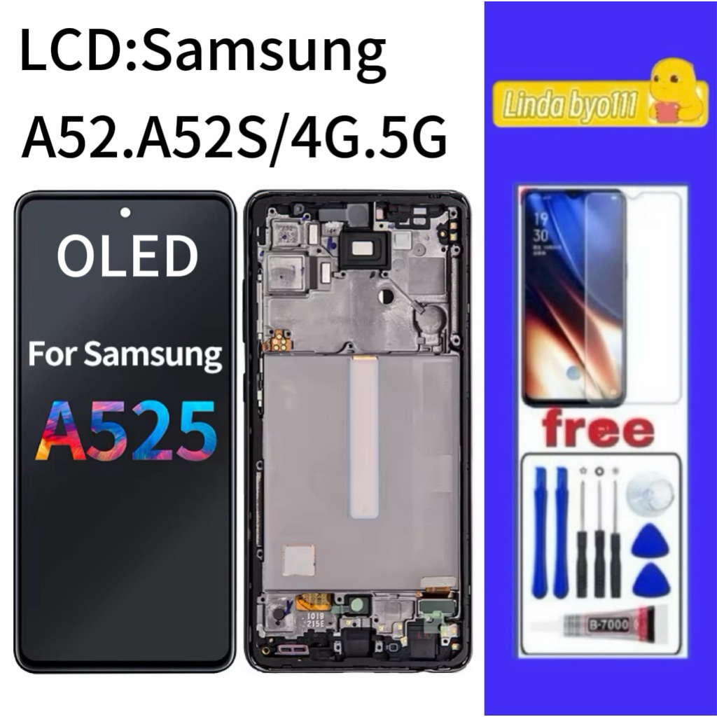 🔥จอ โทรศัพท์ LCD.samsung A52.A52S/4G-5G  OLED/incell🔥แถม ฟิล์มกระจก+ชุดไขควง+กาวติดจอ