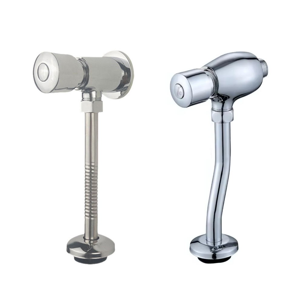 ฟลัชวาล์วโถปัสาวะแบบกด แข็งแรงทนทาน ประหยัดน้ำ ปิดน้ำได้เอง