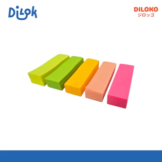 DILOKO กระดาษโน้ตมีกาวในตัว ขนาดพกพา เขียนง่าย สีสวย ติดแน่น ไม่หลุด เหมาะสำหรับจดงาน วางแผน แปะเตือนความจำ