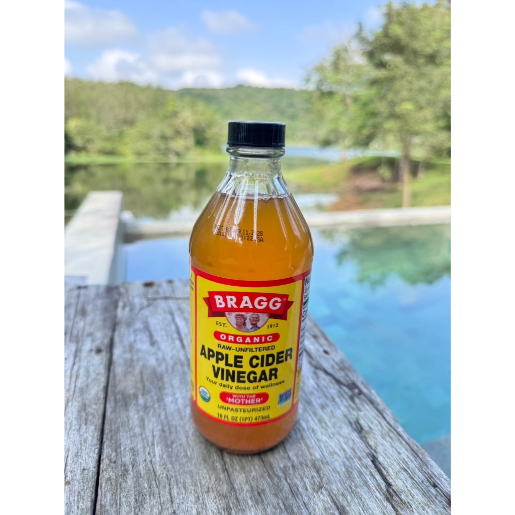 แอปเปิ้ลไซเดอร์ 946ML แท้100 Bragg Apple Cider Vinegar ACV มีตะกอน น้ำส้มสายชูหมักจากแอปเปิ้ล รูปที่ 4