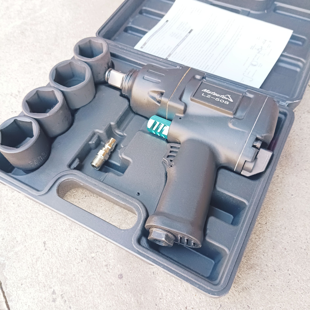 Matsuta บล็อกลม 3/4" (6หุน)   แถมฟรี ลูกบล็อก 4 ชิ้น 1,200 NM ระบบค้อนคู่ Twin Hammer