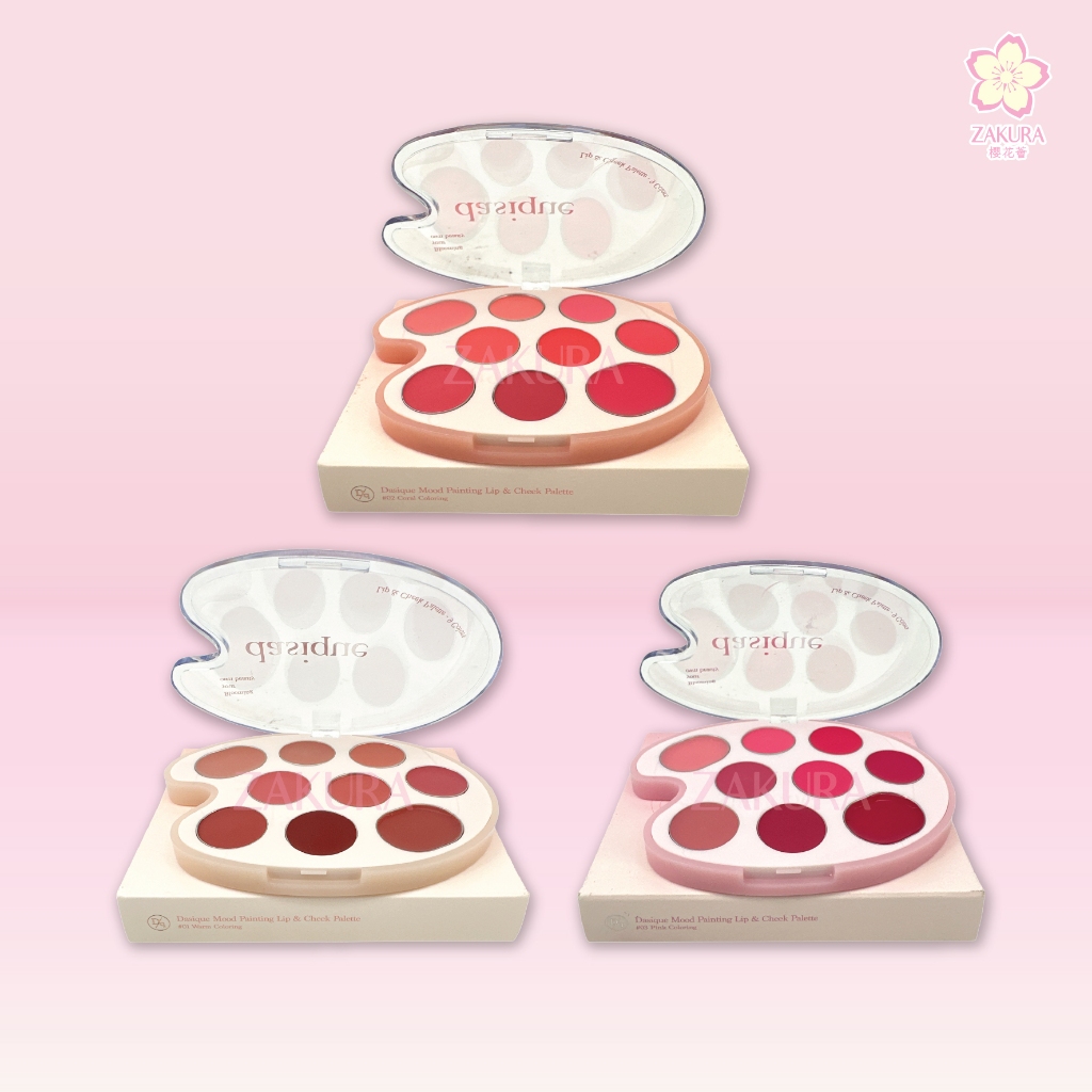 Dasique	Mood Painting Lip & Cheek - 01 Warm Coloring / - 02 Coral Coloring / - 03 Pink Coloring 6g