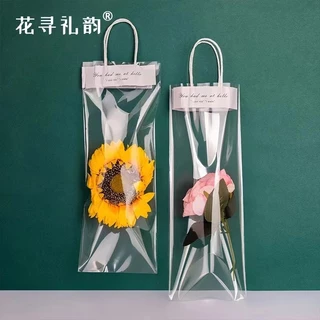 🌷BOX🌷ราคาถูก..ถุงใสพรีเมี่ยมพร้อมป้ายคำพูด สำหรับจัดเซ็ตของขวัญ/ช่อดอกไม้ วันเกิด วาเลนไทน์ รัปปริญญา