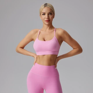 Cosleaf สปอร์ตบราผู้หญิงY-Back Bra ฟองน้ำถอดได้ Support ดี เหมาะวิ่ง โยคะ ฟิตเนส ใส่สบาย ระบายอากาศดี ใส่ได้ทุกวัน