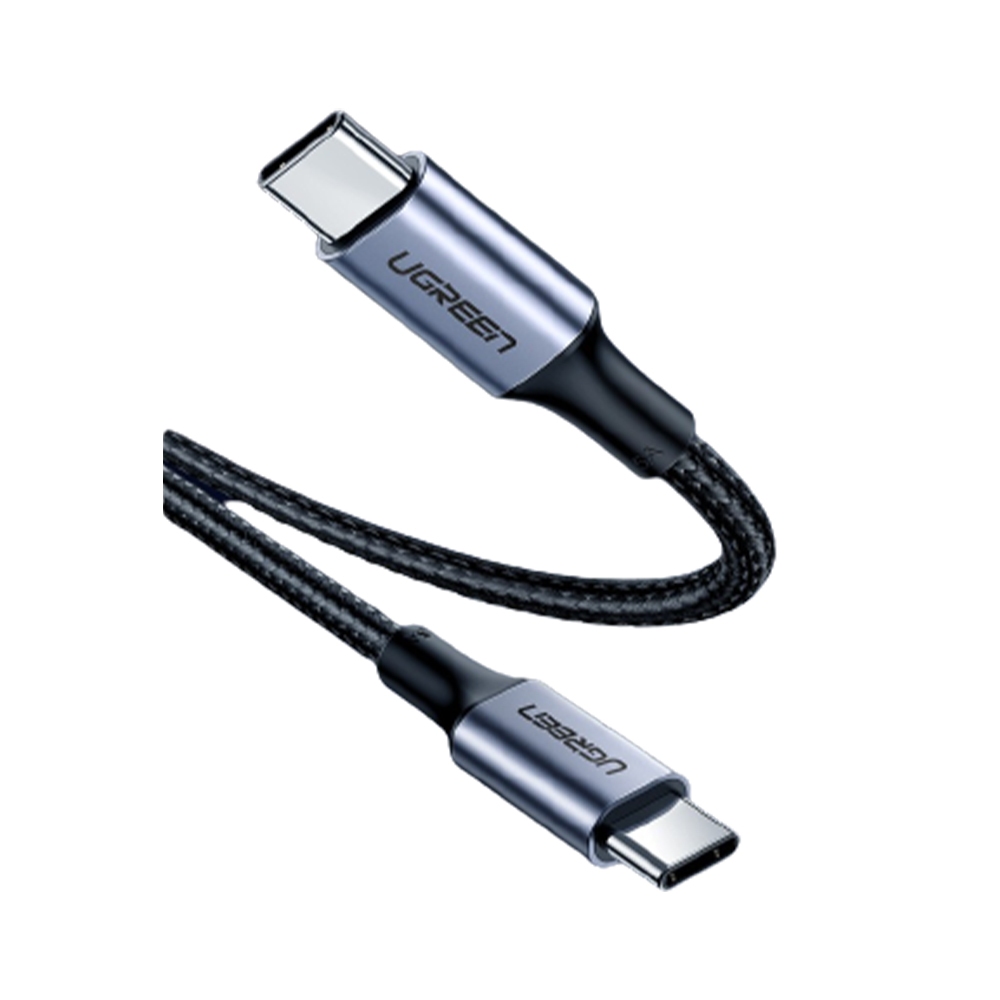 UGREEN รุ่น 70427 USB-C to USB-C 2.0 100W Cable 1M (Dark Gray)