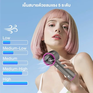 Trionix F100 พัดลมเทอร์โบ พัดลมมือถือ ลมเย็นทรงพลัง พกพาง่าย หน้าจอLED ปรับได้100ระดับ ใช้งานได้นาน