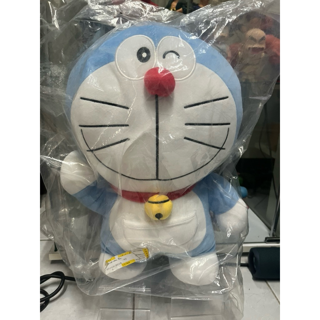 โดเรม่อน ตุ๊กตาหมอนผ้าห่ม 7-11 มือ1 ตัวใหญ่ในซีนลิขสิทธิ์แท้