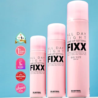 BAEWITHGLOSSY | SO NATURAL — All Day Tight Make Up Setting Fix (พร้อมส่ง)