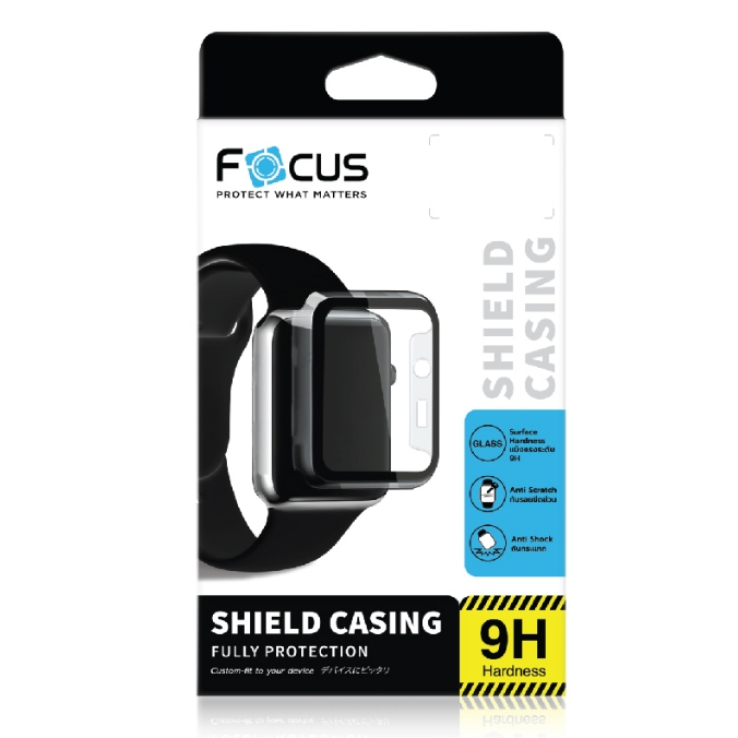 Focus Shield Casing เคสกันรอย หน้าจอกระจก ใช้สำหรับ Apple Watch Series 10-4/SE/S