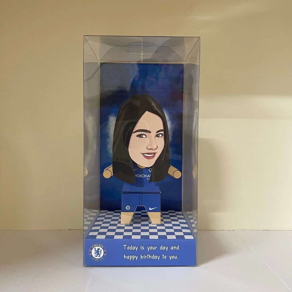 โมเดลเชลซี Chelsea โมเดลกระดาษสามมิติหน้าการ์ตูน thumbnail 7