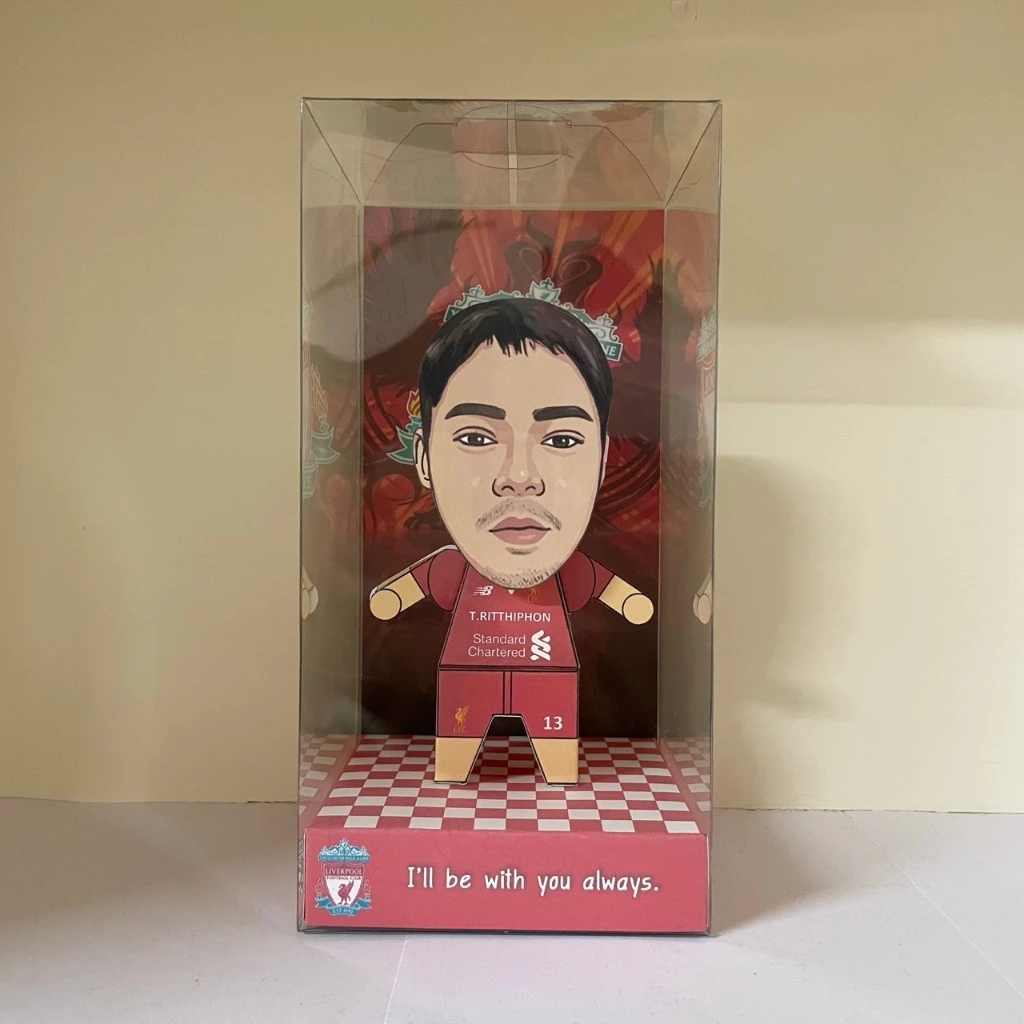 โมเดลลิเวอร์พูล Liverpool โมเดลกระดาษสามมิติหน้าการ์ตูน thumbnail 8