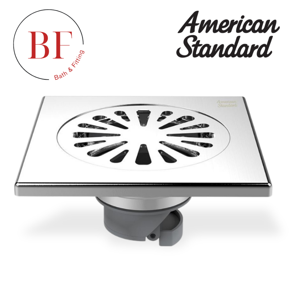 F78220-CHADYST ตะแกรงกันกลิ่นพร้อมที่กันแมลงแบบเหลี่ยม 4 นิ้ว สแตนเลส