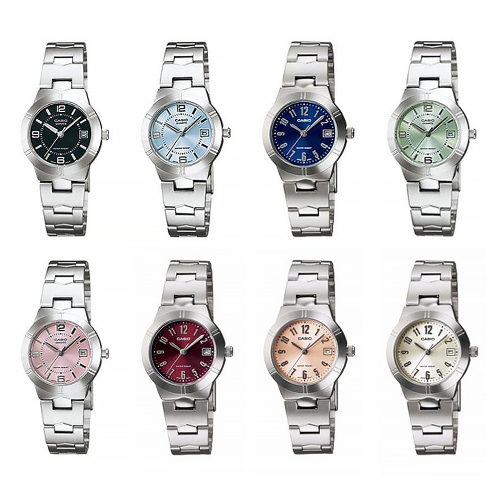 Casio นาฬิกาข้อมือผู้หญิง LTP-1241D-1A,LTP-1241D-2A,LTP-1241D-3A,LTP-1241D-4A,LTP-1241D-7A2