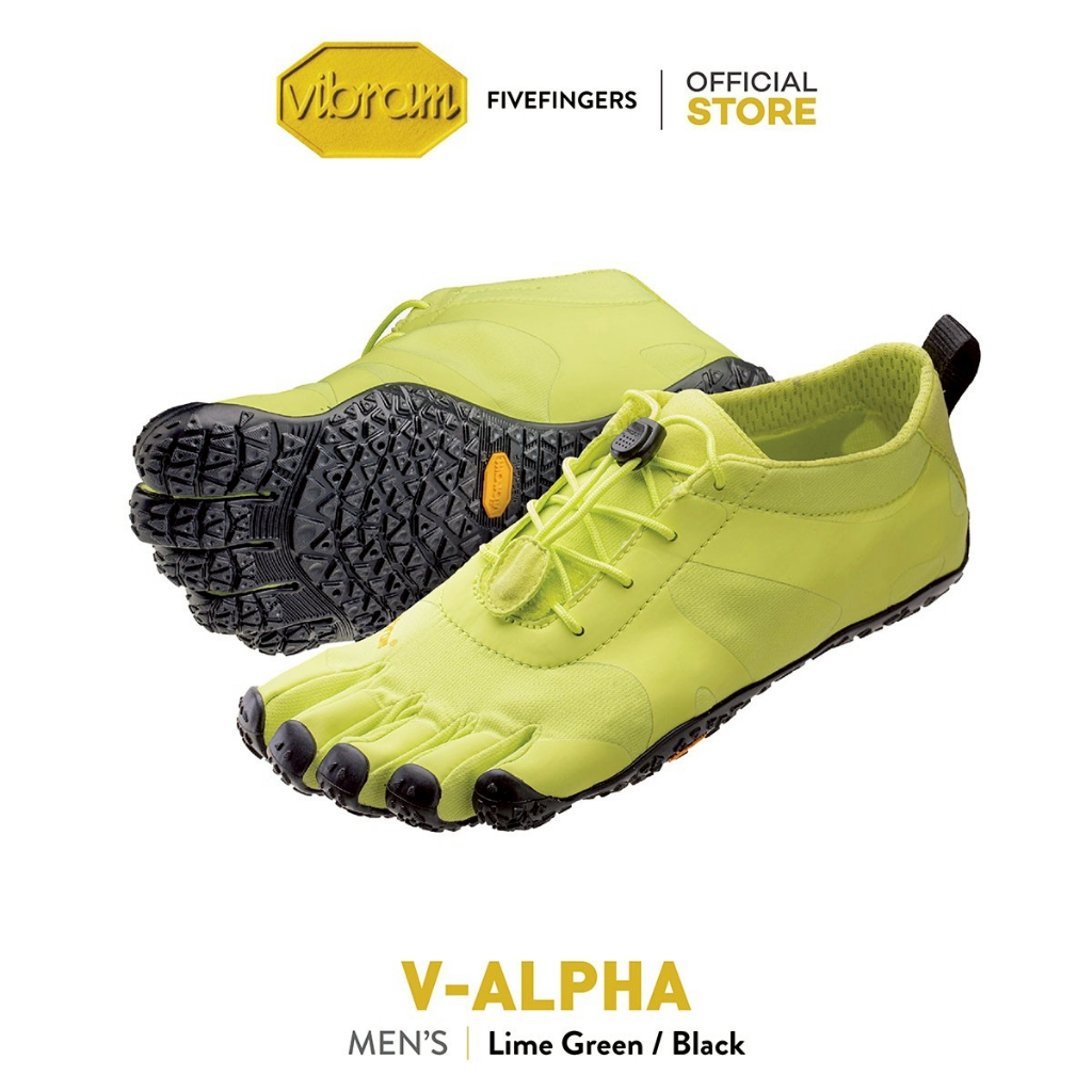 Vibram FiveFingers รองเท้าผู้ชาย รุ่น V-Alpha (Lime Green) - 25M7104