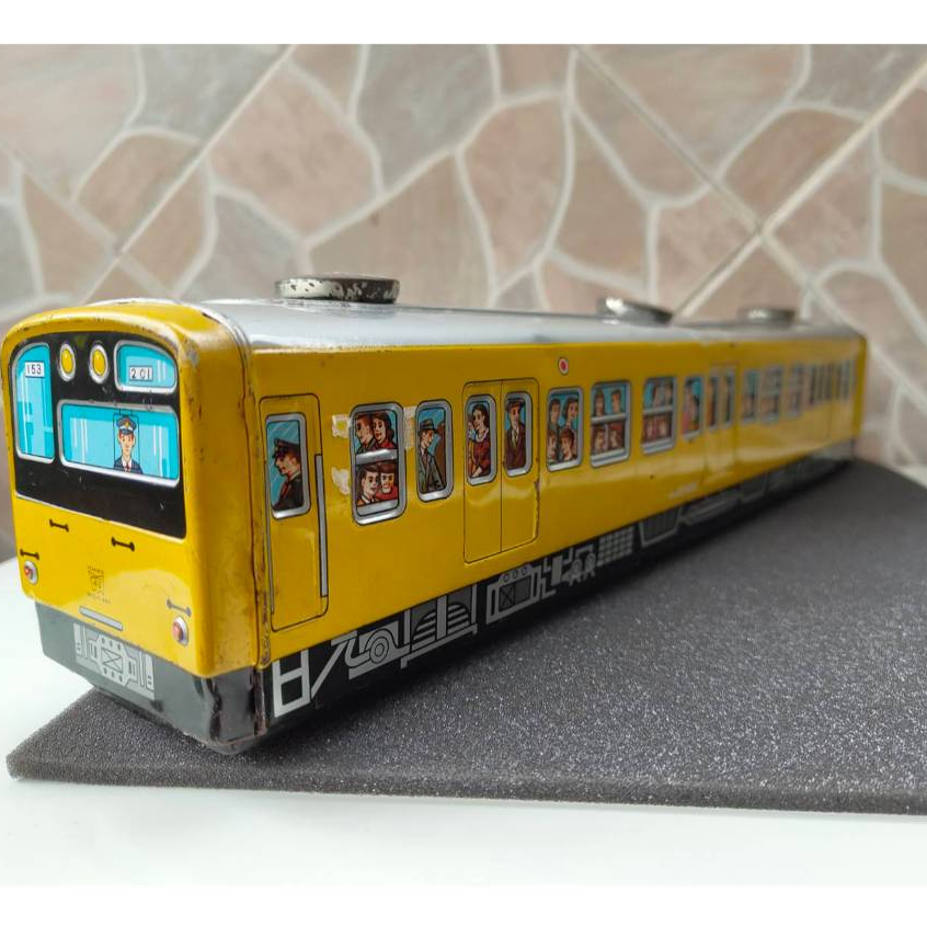 Japanese vintage Tin Toy Marunouchi Line train
