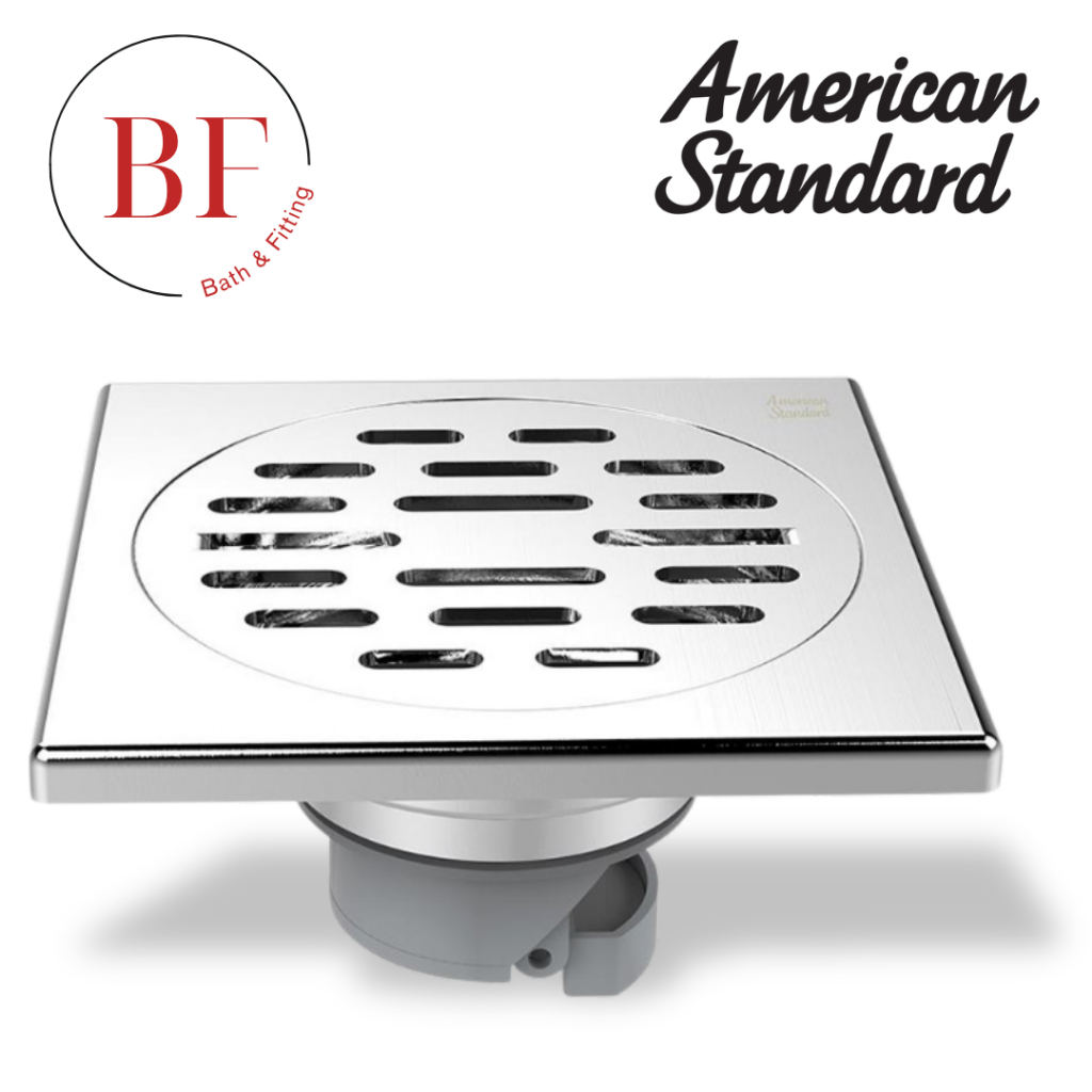 F78221-CHADYST ตะแกรงกันกลิ่นพร้อมที่กันแมลงแบบเหลี่ยม 3.5 นิ้ว สแตนเลส