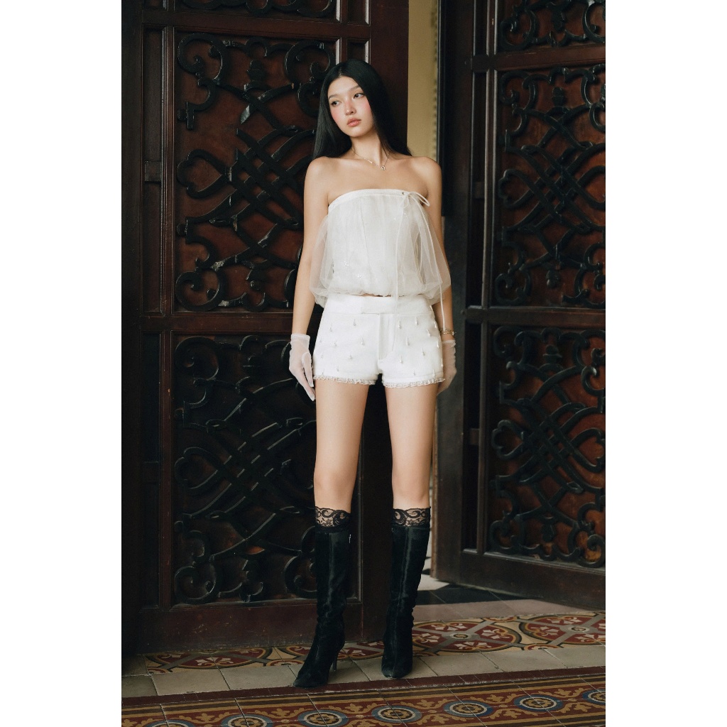 Maven กางเกงขาสั้นเอวสูง Glenda Short