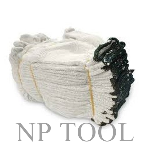 NP-511 ถุงมือผ้า 500 กรัม สีขาว (12 คู่/โหล)