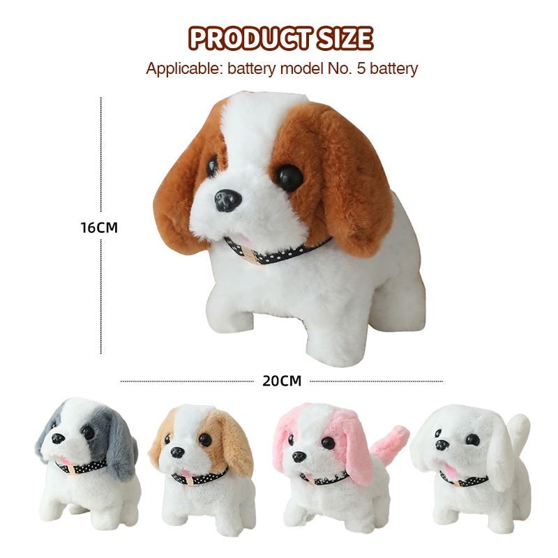 🐶ของเล่น ตุ๊กตาสุนัข น้องหมา เดินได้ มีเสียง สมจริง ของเล่นเด็ก ตุ๊กตาสุนัข ลูกสุนัขไฟฟ้า - รูปที่ 2