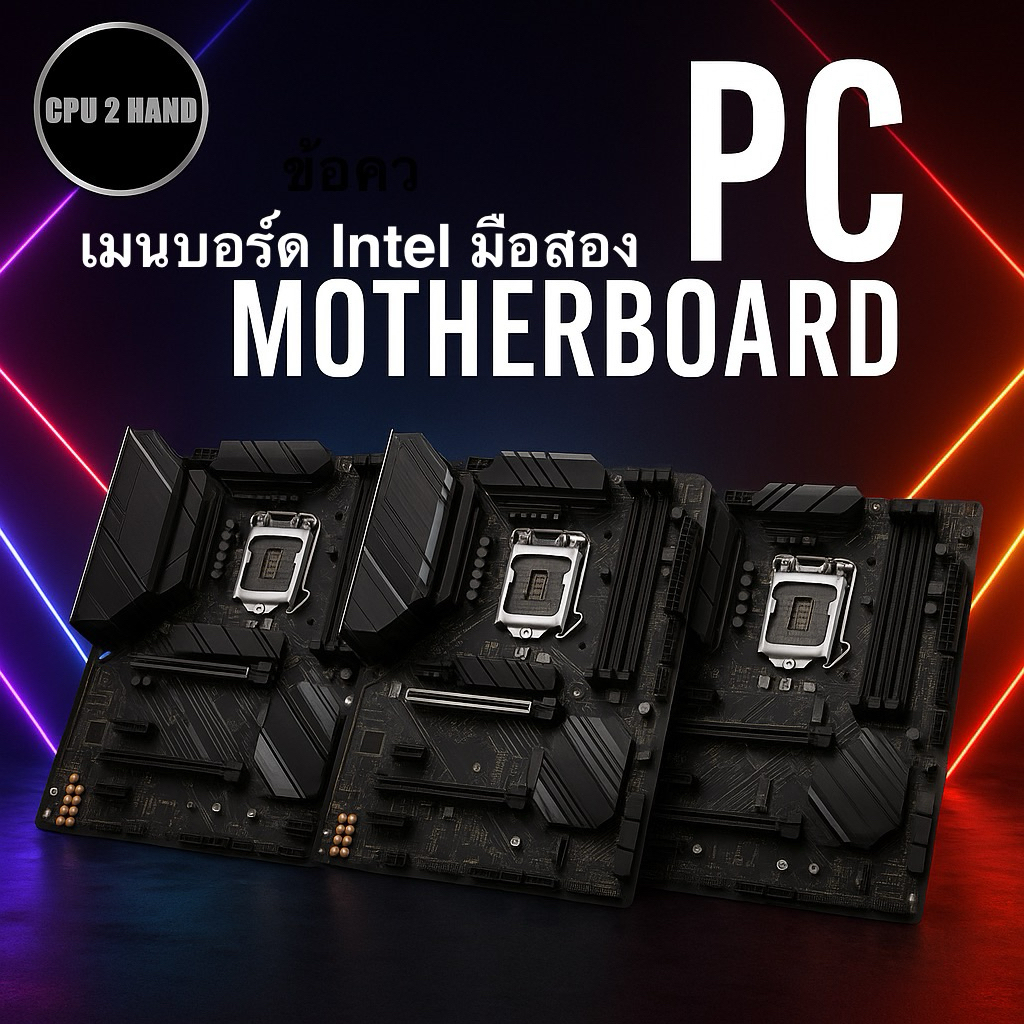 เมนบอร์ด MOTHER BOARD intel อินเทล หลายรุ่น มือสอง Gigabyte H510M H