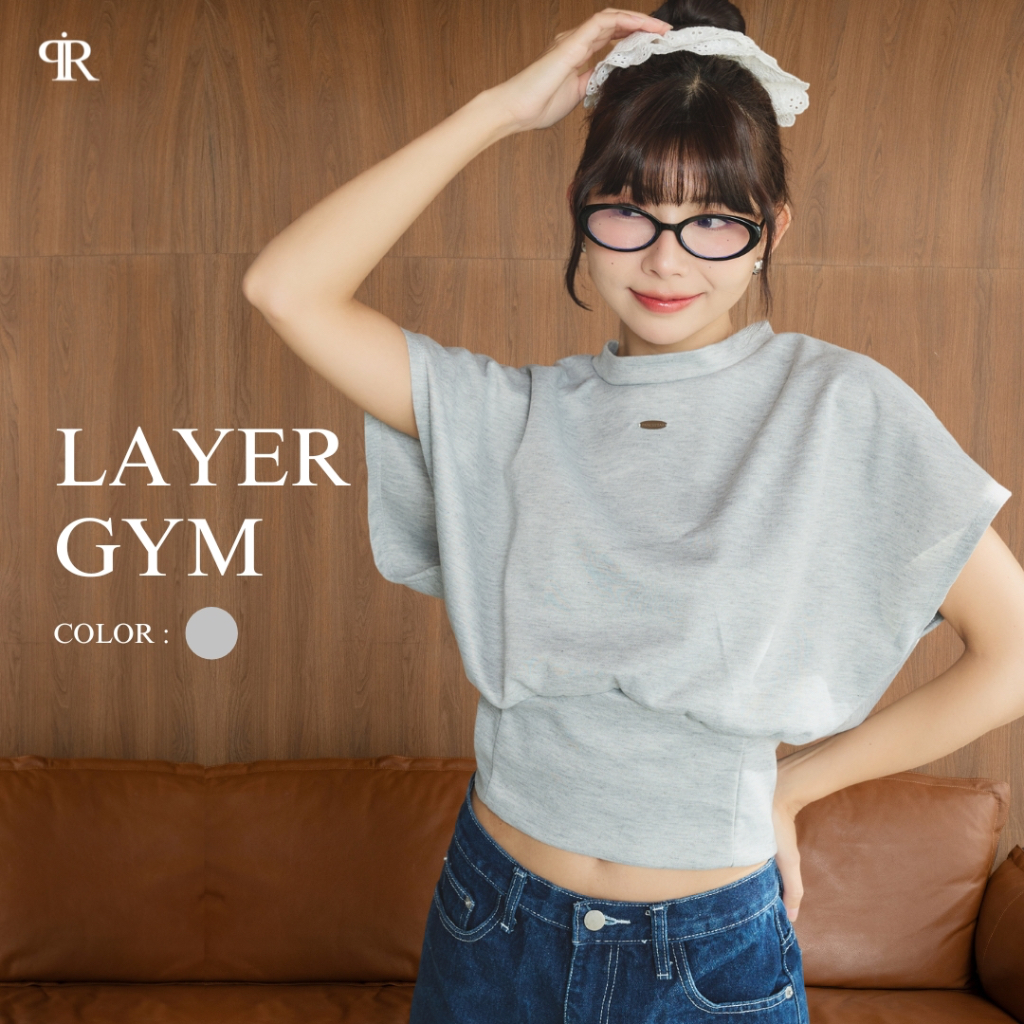 Panchitar Layer Gym – เสื้อแขนกุดทรงหลวม ด้วยดีไซน์ “เสื้อสองชั้น”