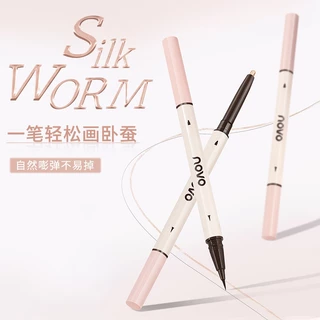 6502 (ใหม่/แท้) NOVO ปากกาดอลลี่อาย ทาตา 2 IN 1 เนื้อดี ติดทน กันน้ำ