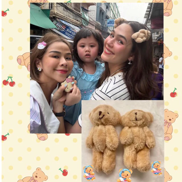 กิ๊บตุ๊กตาหมีแบบแม่ชมงานสวยน่ารัก🧸🧸