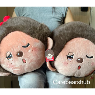 Monchhichi Pillow Blanket - หมอนผ้าห่มซุกมือมอนชิชิ และ หมอนอิง และ หมอนอิง ไม่มีผ้าห่ม face Cushions ของแท้ 100%