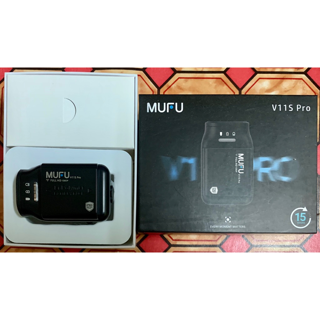 MUFU V11S PRO กล้องติดหมวกกันน็อก (มือสอง เพิ่งซื้อ) ใช้โค้ดส่วนลดได้