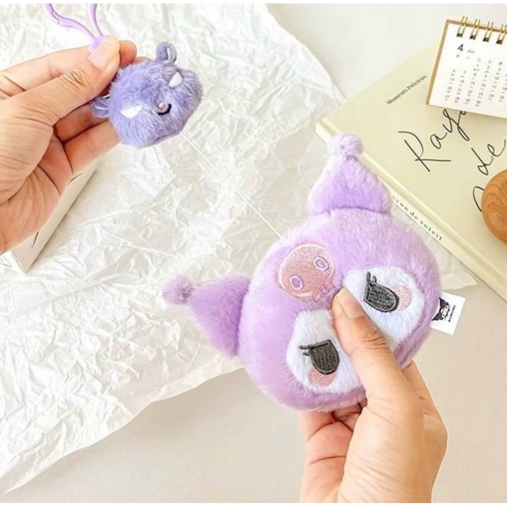 พวงกุญแจ Sanrio สินค้าลิขสิทธิ์แท้💯💯💯  ดึงที่หัวแล้วน้องสั่นดุ๊กดิ๊กตามขนาดประมาณ 12×14 cm ตัวละ 199 บาท