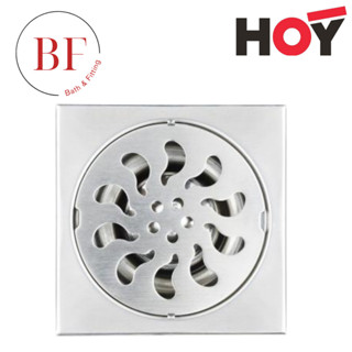 HWHOY-H902 ตะแกรงกันกลิ่นสเตนเลส 3.5x3.5 ท่อ2