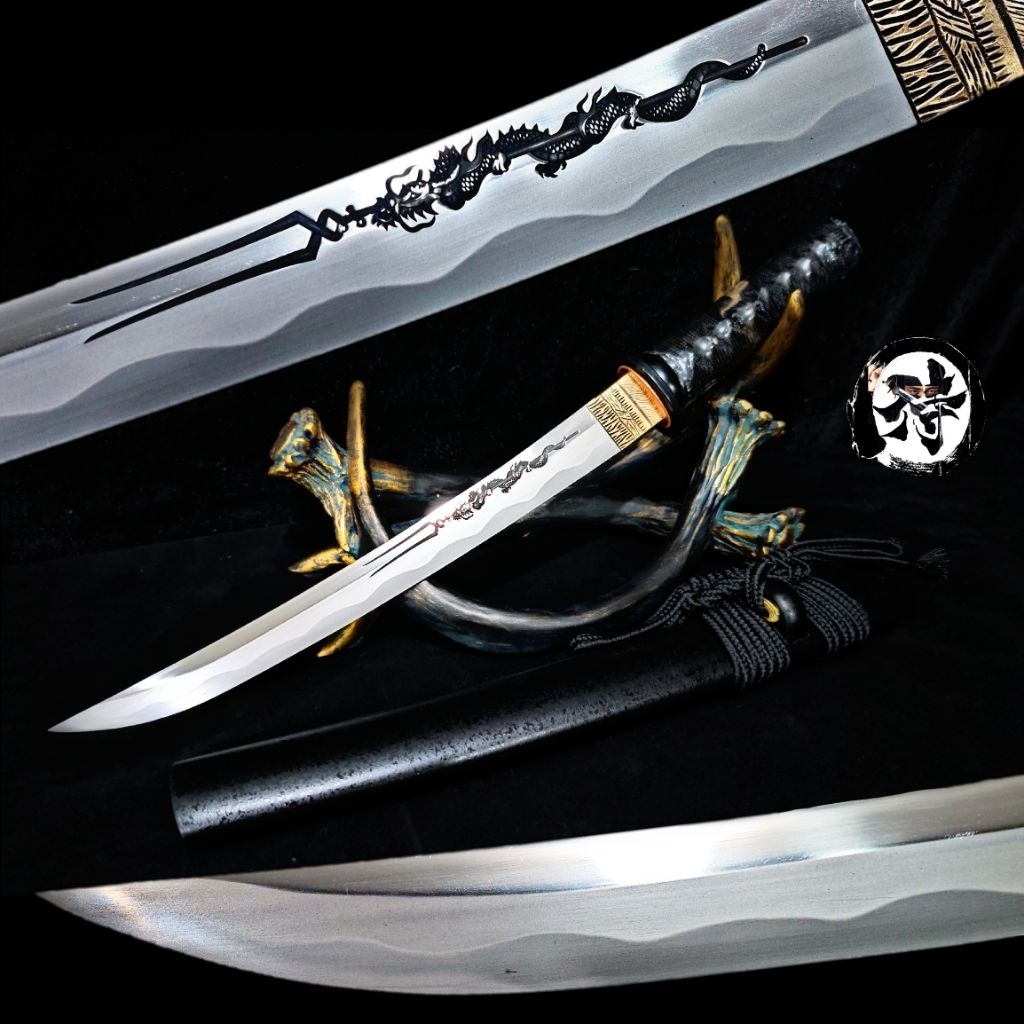 ตามแบบฉบับญี่ปุ่น ทันโตะ โคชิราเอะ เหล็ก T10 ขัดขุ่นฮามอนแท้🌊 จากแบรนด์ MIYABI( มิยาบิ; みやび) รุ่น 6 