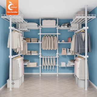 ตู้เสื้อผ้า ราวตากผ้า ประกอบง่าย ราวตากผ้าราวยืดหดได้ ราวแขว…