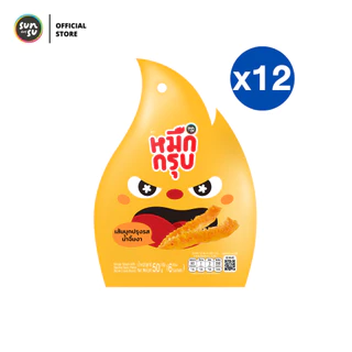 (แพ็ก 12) หมึกกรุบ เส้นบุกรสชาติใหม่ (เลือกรสชาติได้ : น้ำจิ้มงา / ปูผัดผงกระหรี่ / ก๋วยเตี๋ยวเรือ)