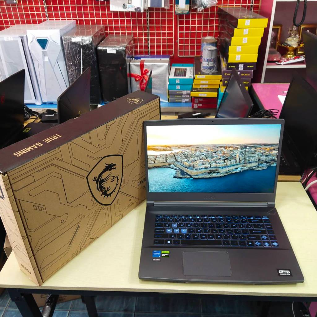 MSI THIN 15 B12UCX-1428TH สภาพเครื่อง 90% (ประกันศูนย์ 18/10/2026)