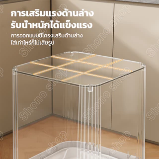 กล่องข้าวใสกันแมลงมีล้อ กล่องข้าวกันความชื้น แห้ง อาหาร กล่องข้าว เคลื่อนย้ายได้ 5กก/10กก/15กก/25กก