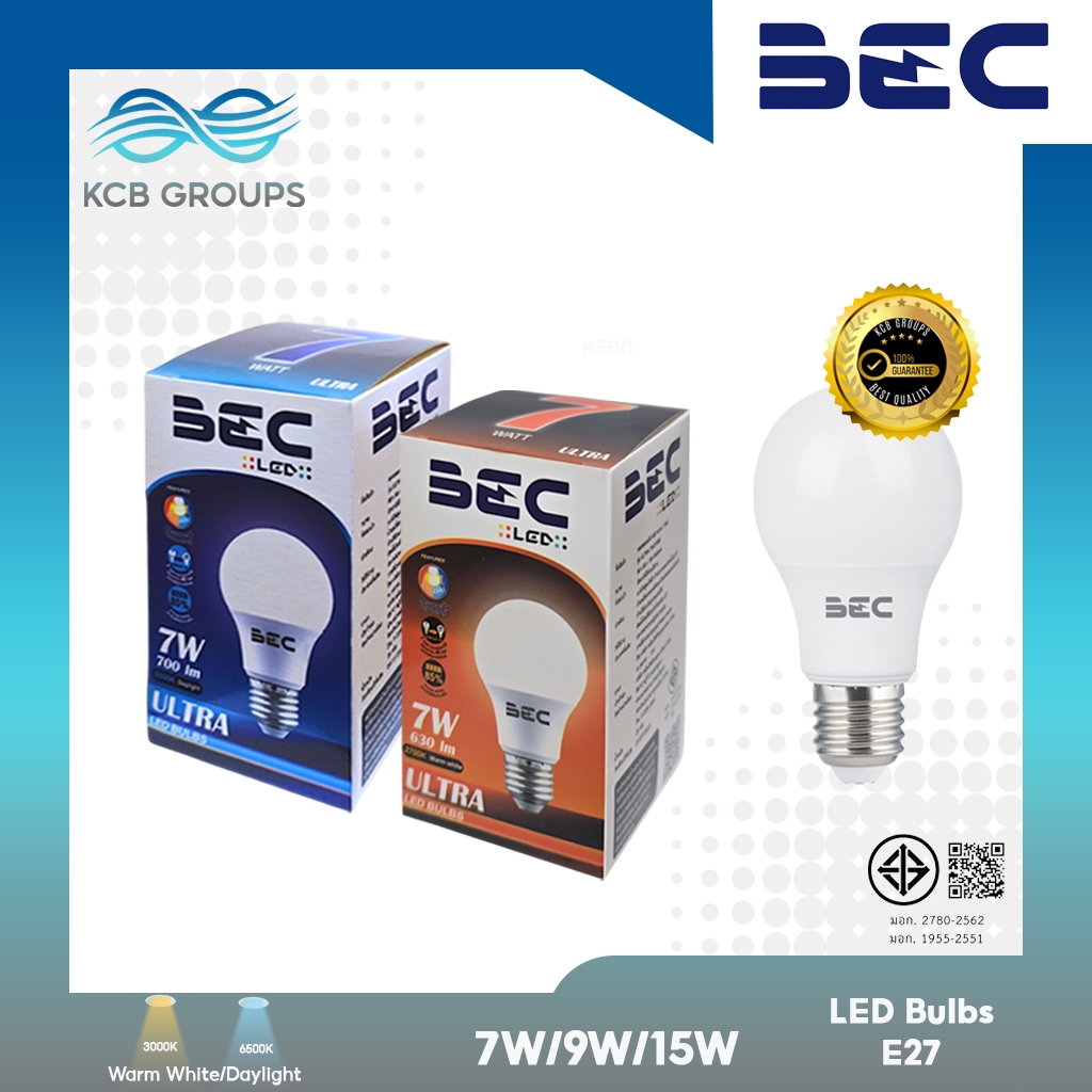 BEC หลอดไฟ LED Bulb Ultra ประหยัดพลังงาน 25วัตต์