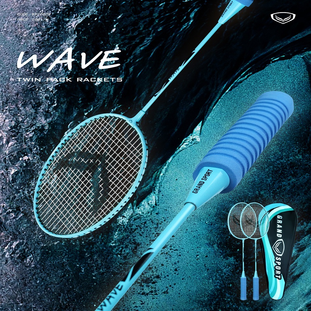 GRAND SPORT แบดมินตัน ST คู่ GS#WAVE รหัส : 372220