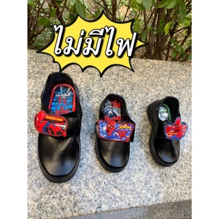 รองเท้านักเรียนผู้ชาย รุ่น FW-001 สีดำ มีตั้งแต่ Size 25- 34 พร้อมส่ง