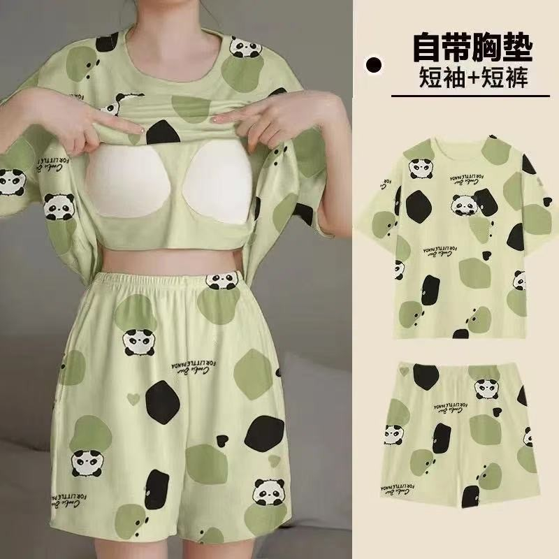 ชุดนอนผ้าคอตตอน สัมผัสอ่อนโยน สบายใจในทุกคืน (รหัส QZ)