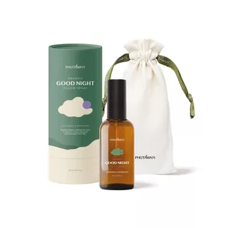 สเปร์ยฉีดหมอนภูตะวัน PHUTAWAN Organic Pillow Spray ตัวช่วยสำหรับคนนอนไม่หลับ หลับยาก ตื่นบ่อย Deep Sleep, Good Night