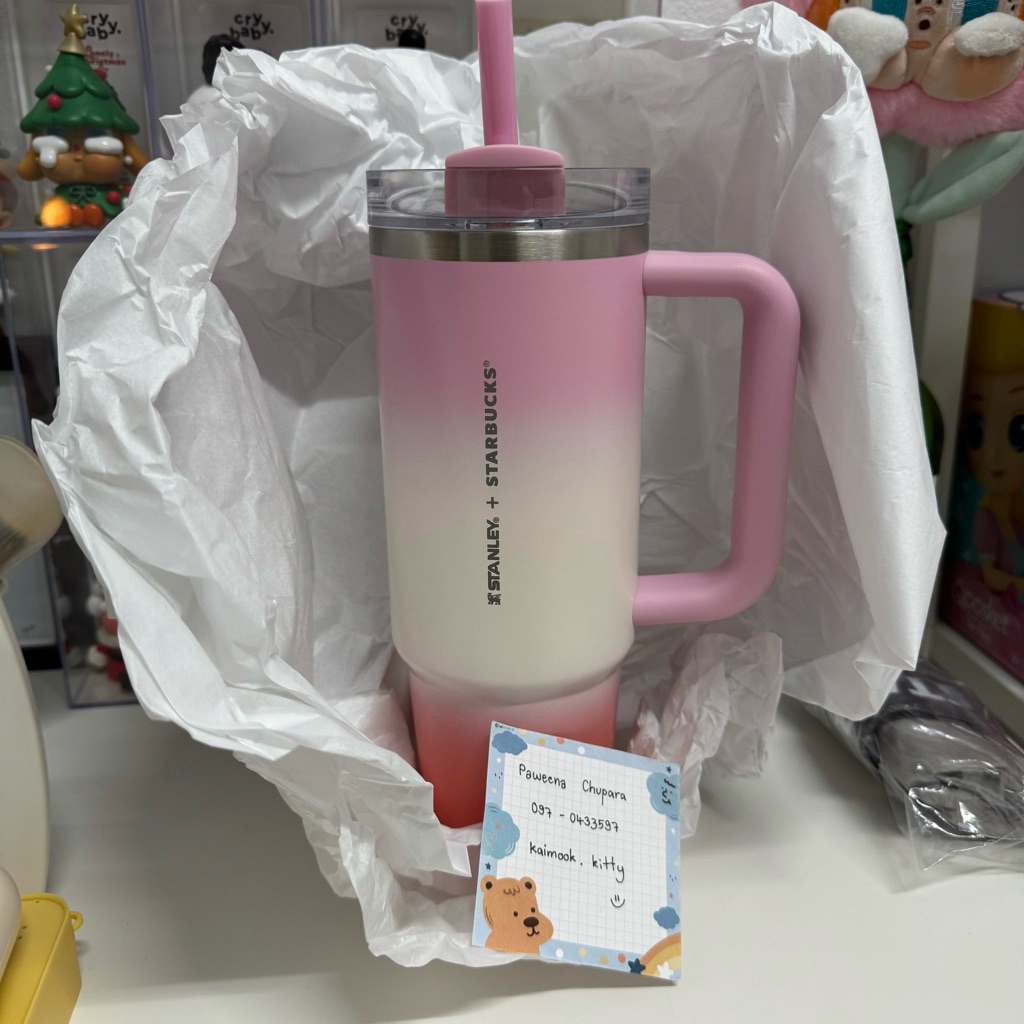 stanley 30oz pink gradient