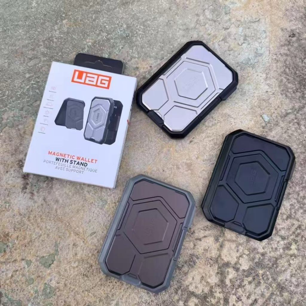 D001-Uag Magnetic Wallet with Stand - Protect up to 3 Cards RFID Block - Black/Titanium